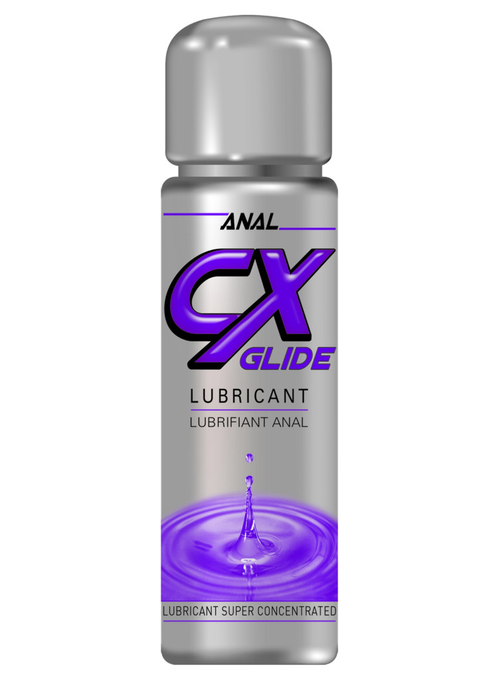 Lubrifiant anal à base d'eau 100 ML CX GLIDE - CC800127